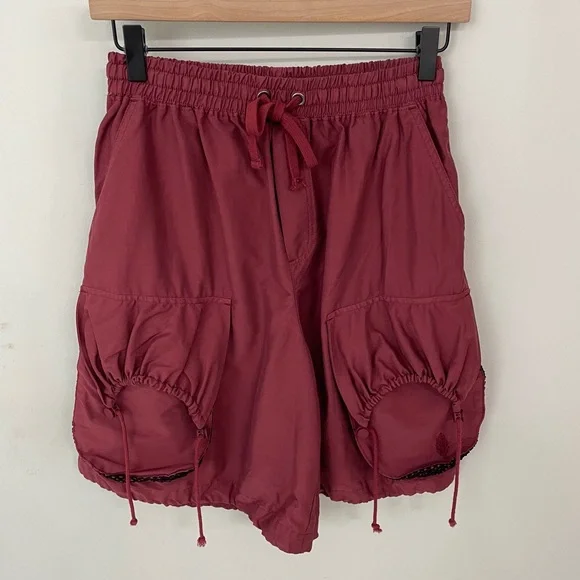 FP Movement by Free People Cargo Shorts in Burgundy - Picture 2 of 10